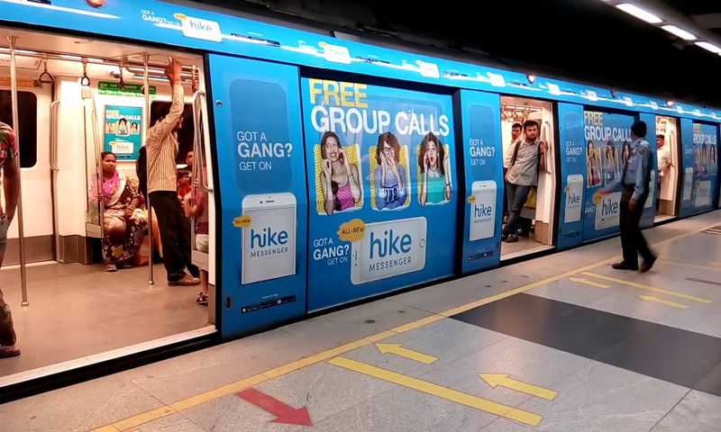 Chennai Metro Train Advertising